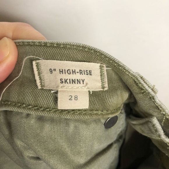 Madewell 9” high rise skinny jeans raw hem size 28 - Picture 9 of 11